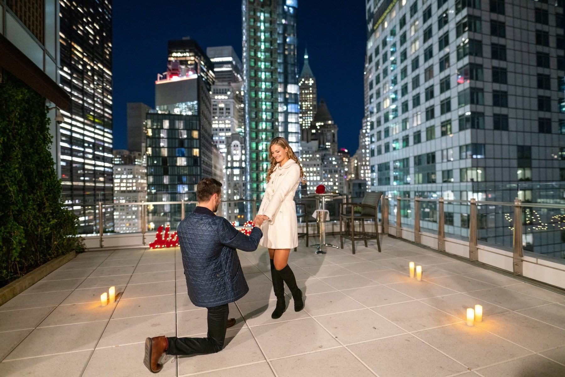 Majestic Rooftop surprise proposal