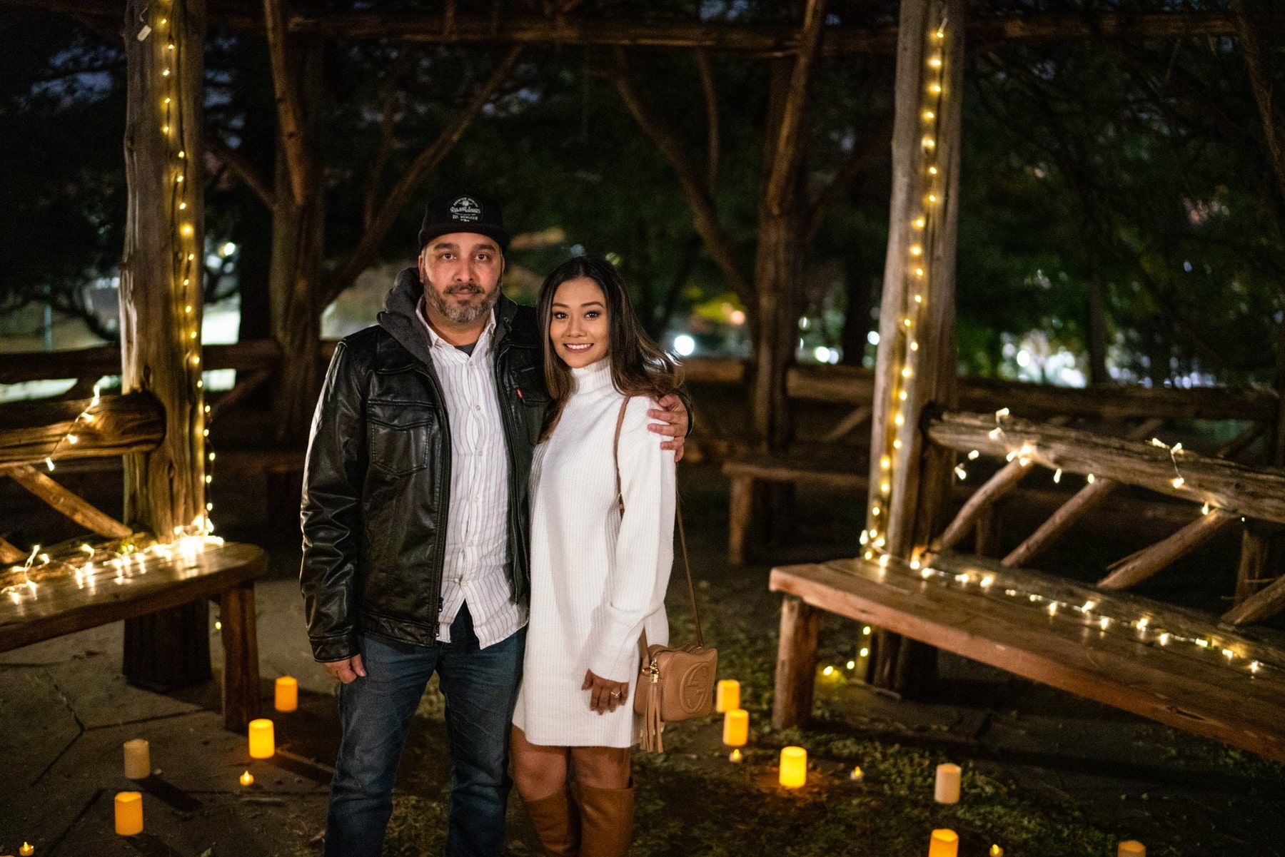 Surprise marriage proposal in Central Park