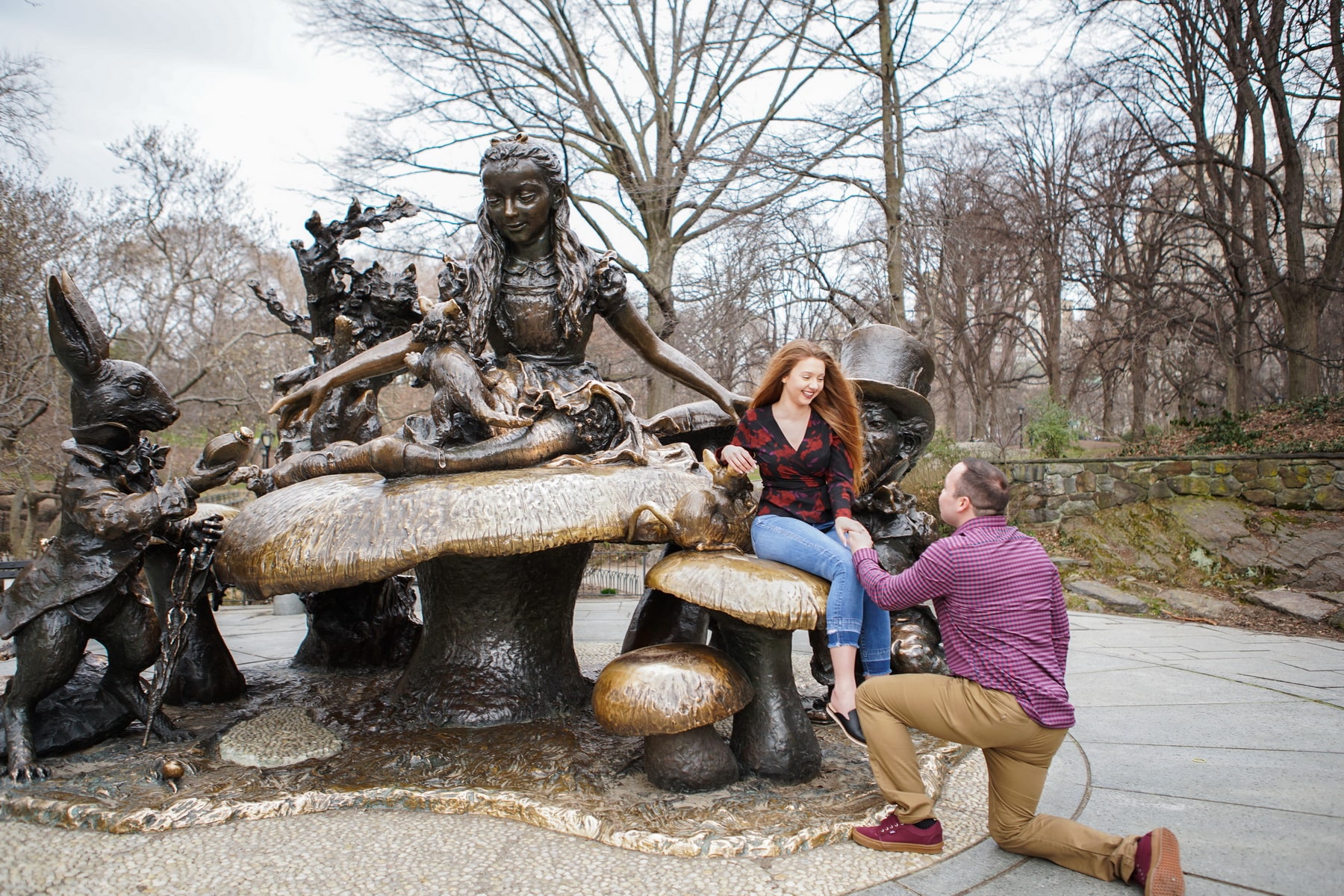 Alice in Wonderland marriage proposal