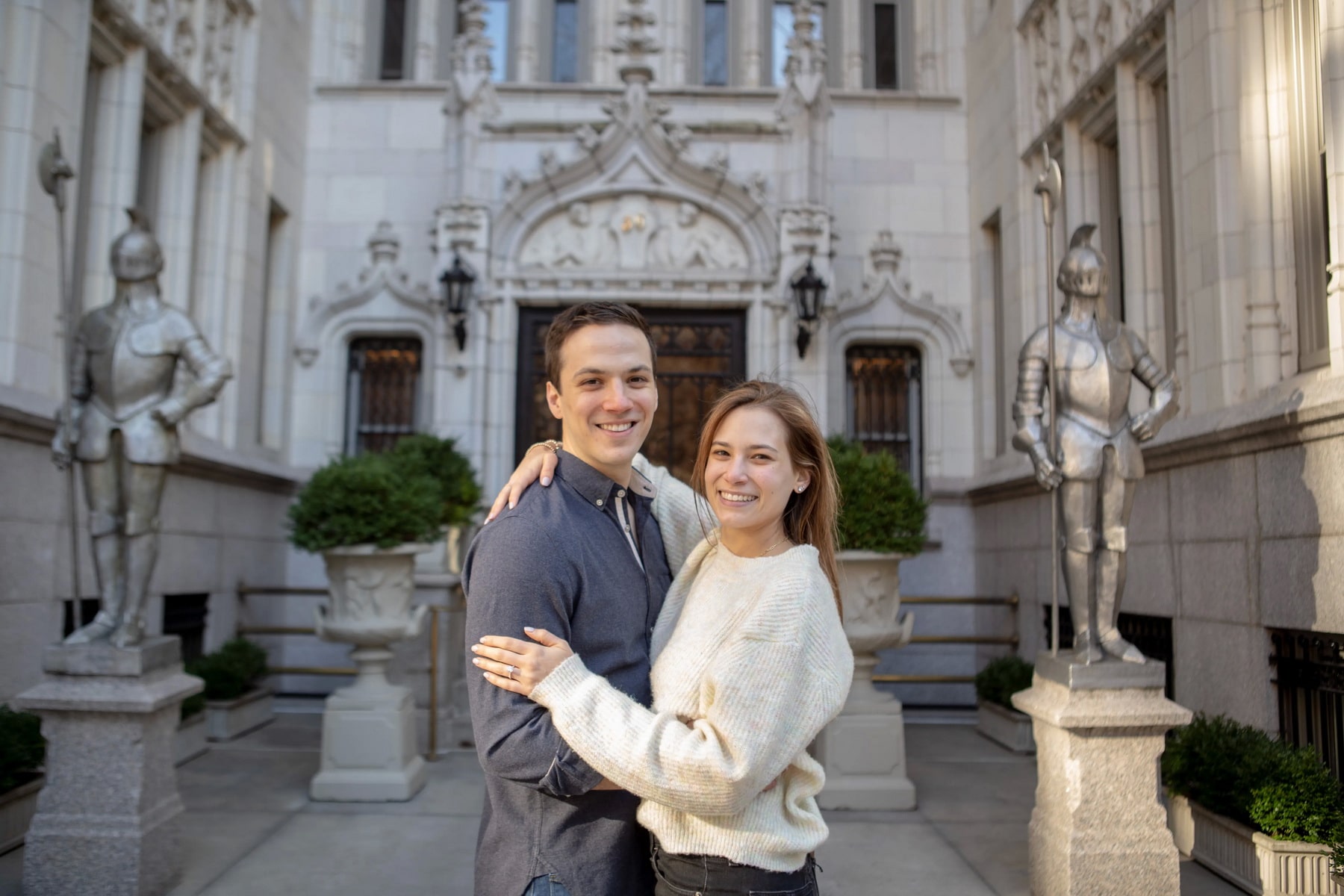 Gramercy Park surprise proposal