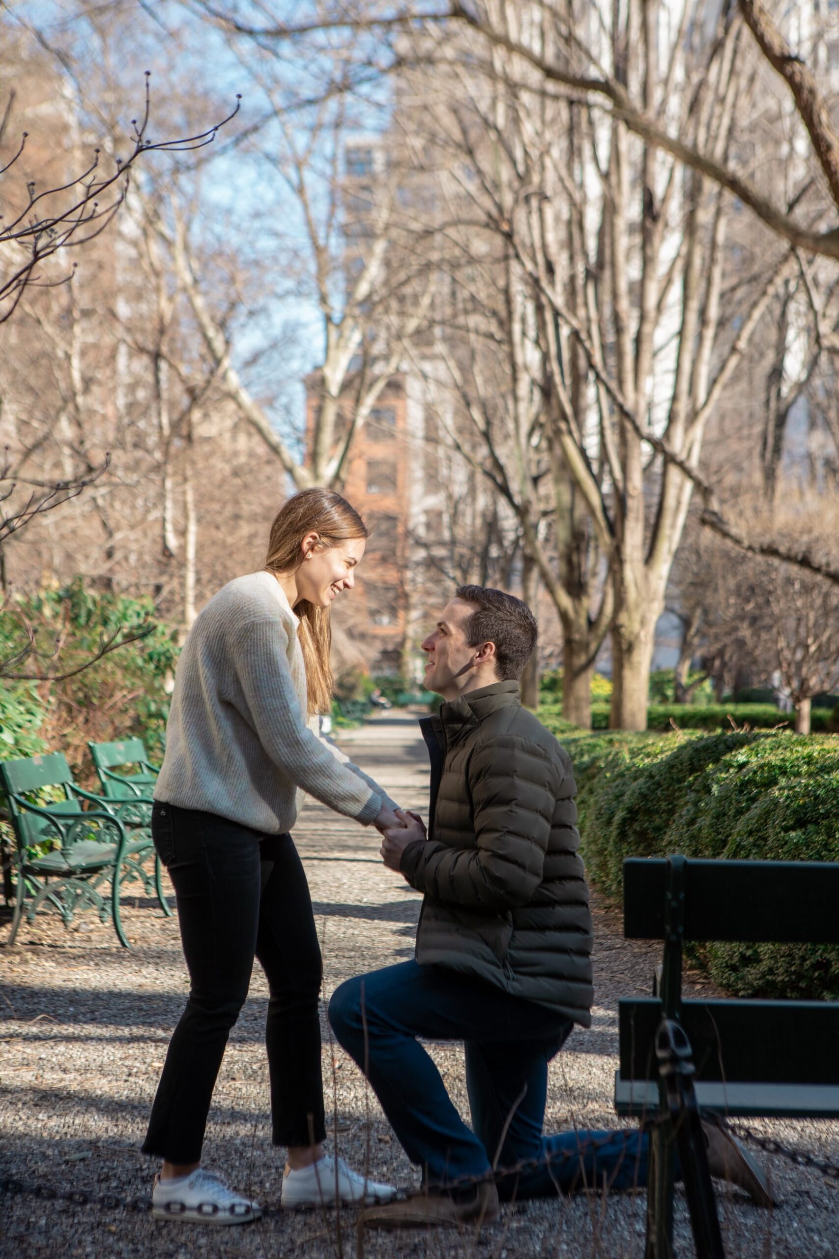 Gramercy Park surprise proposal