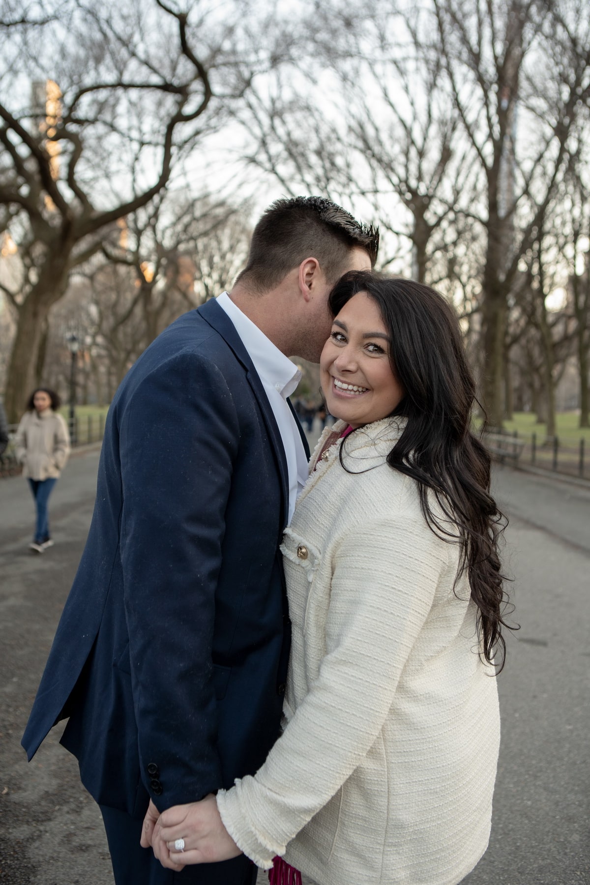 Stories from our clients: Haley and Bradly engagement in Central Park