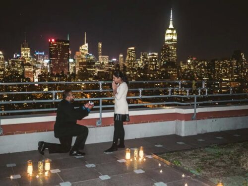 Where to propose in New York with the Empire State Building view?