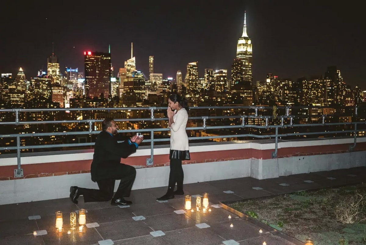 Where to propose in New York with the Empire State Building view?