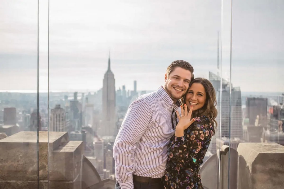 Where to propose in New York with the Empire State Building view?