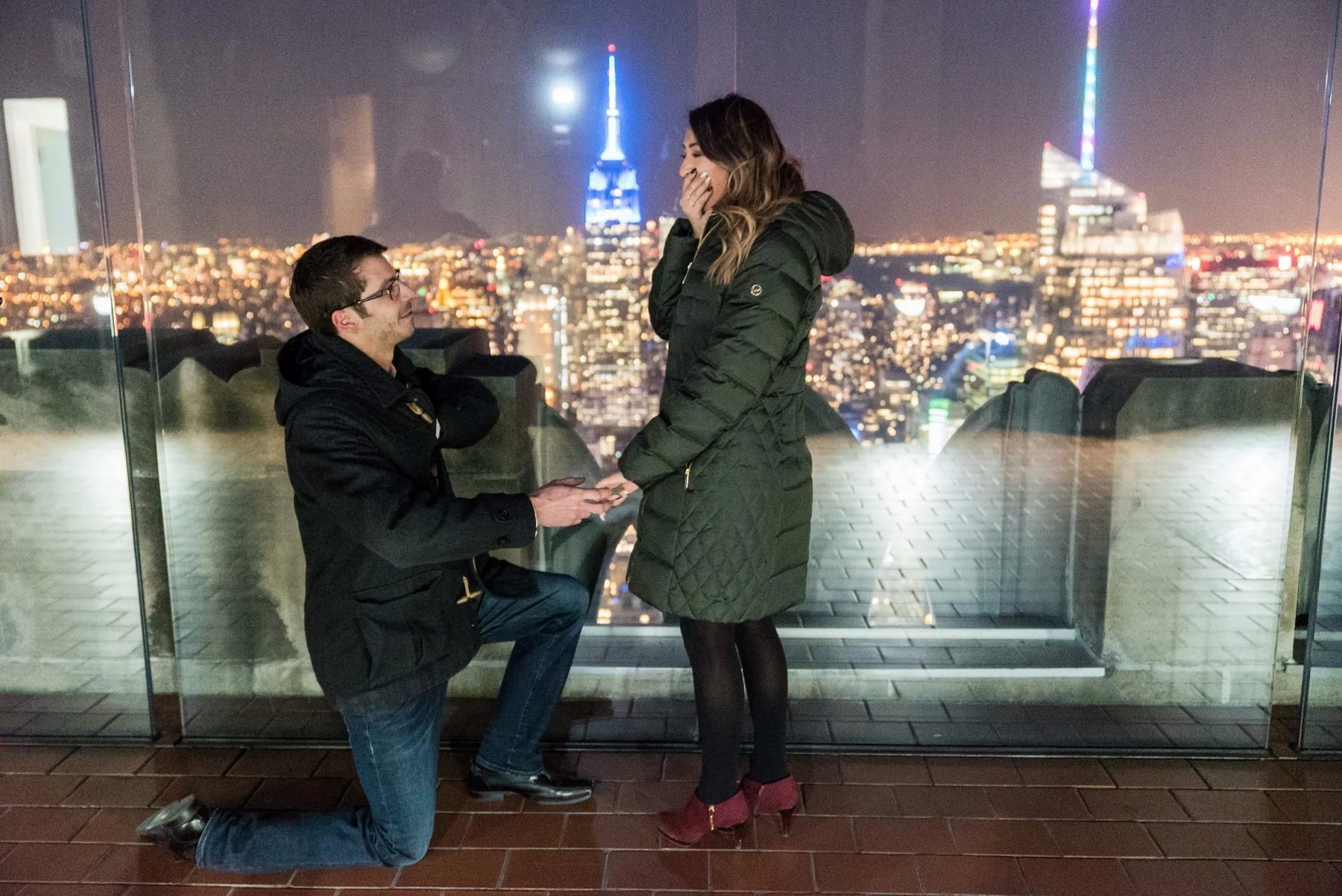 Where to propose in New York with the Empire State Building view?