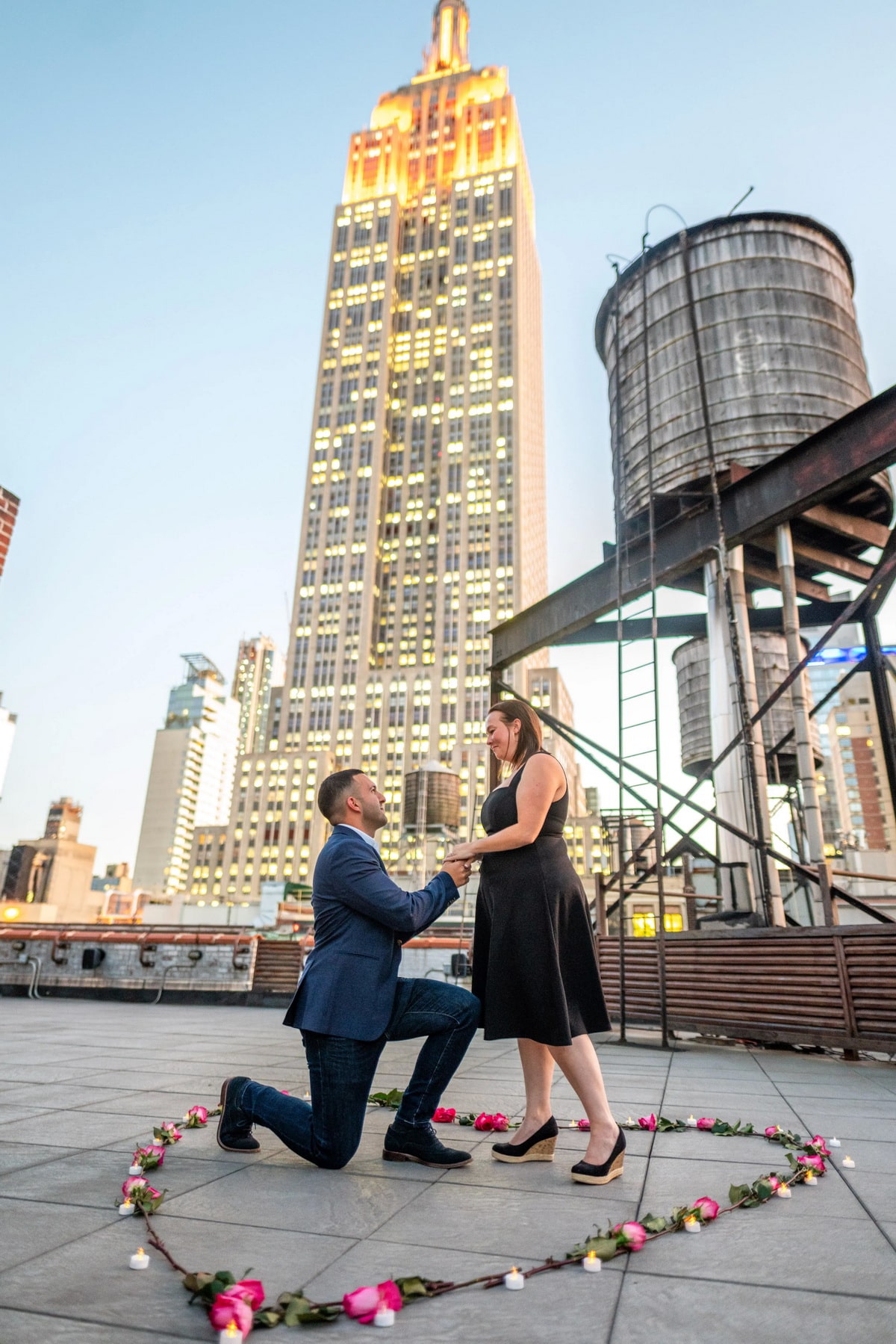 Where to propose in New York with the Empire State Building view?