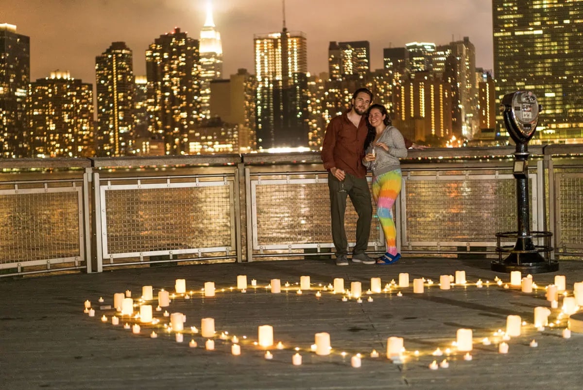 Where to propose in New York with the Empire State Building view?