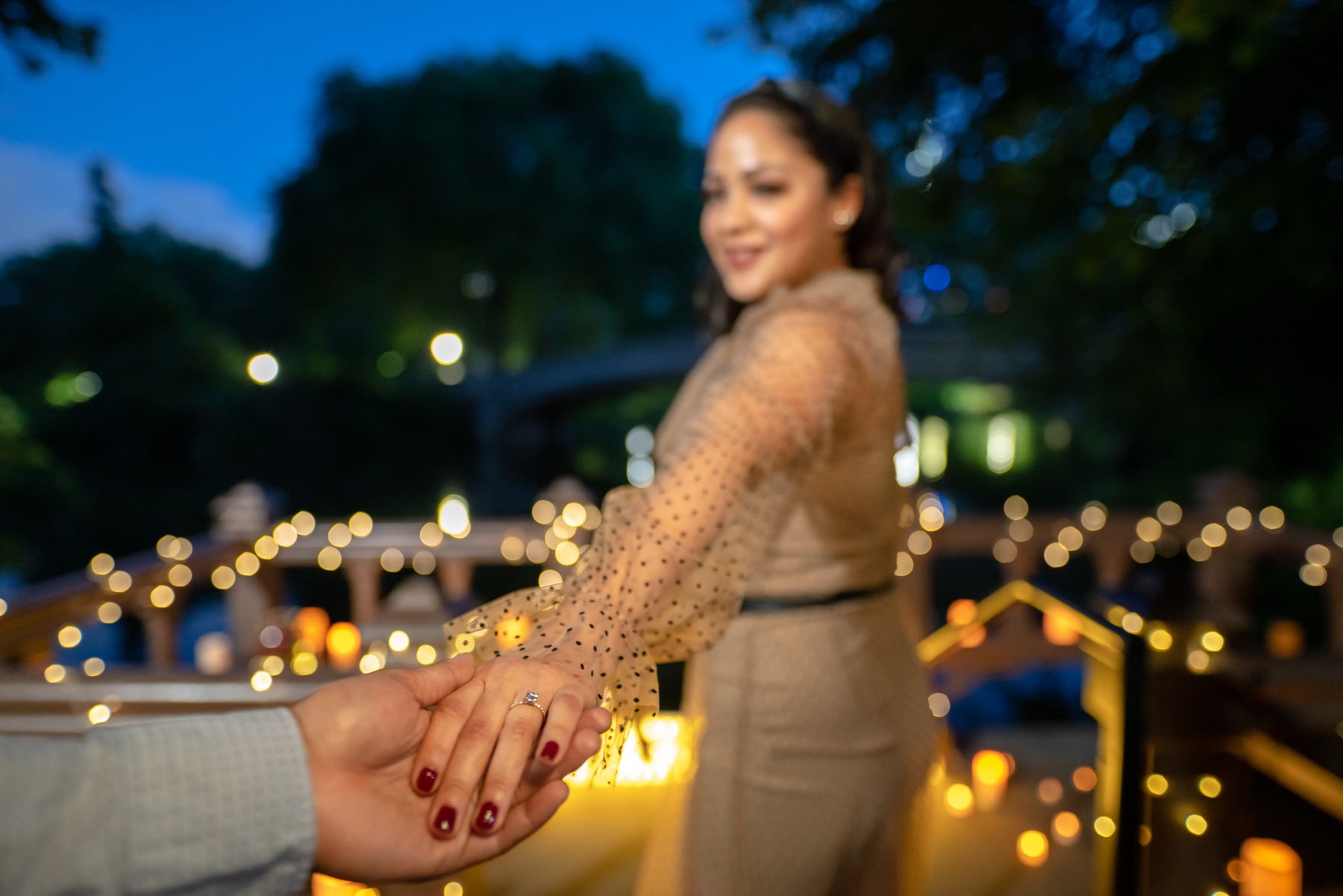 Beauty and the Beast theme marriage proposal