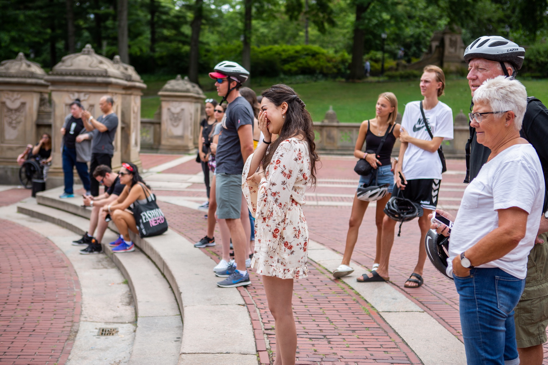 LGBT flash mob marriage proposal in Central Park