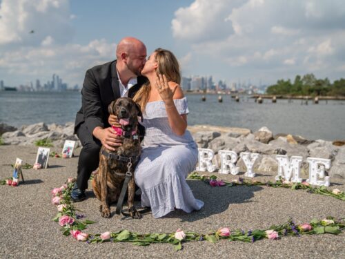 Hidden park in Brooklyn: Jay and Michelle love story