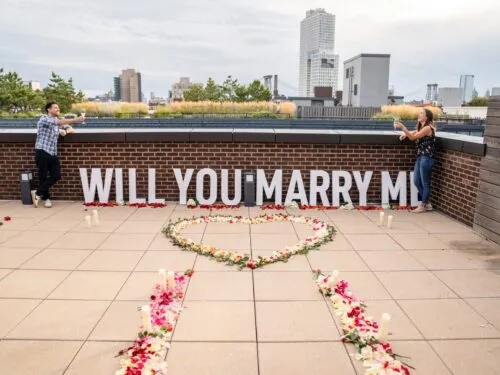 How to propose on your own rooftop?
