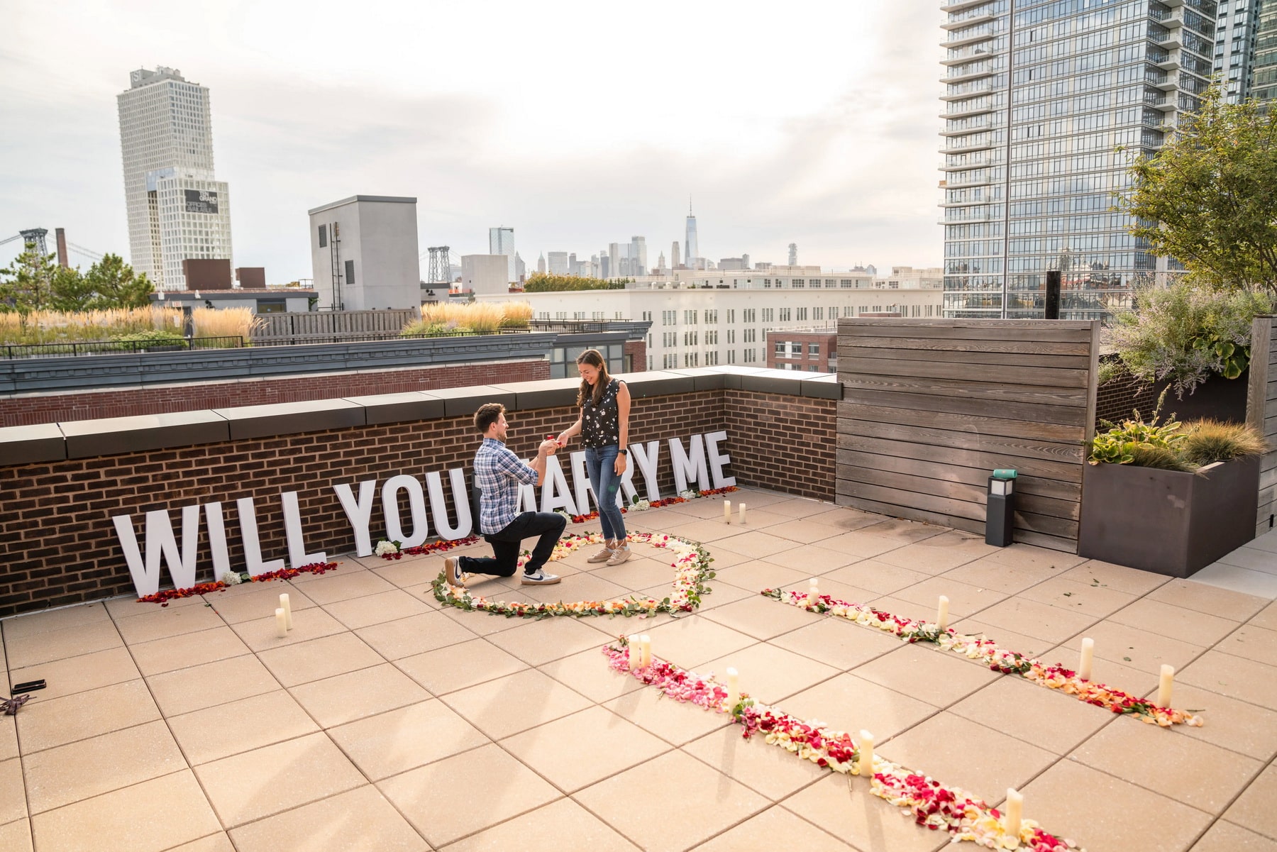 How to propose on your own rooftop?