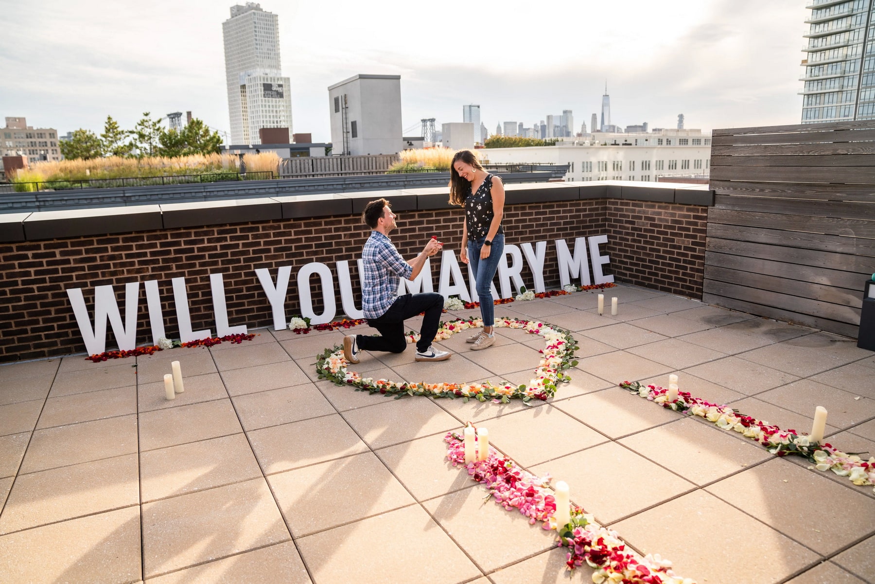 How to propose on your own rooftop?