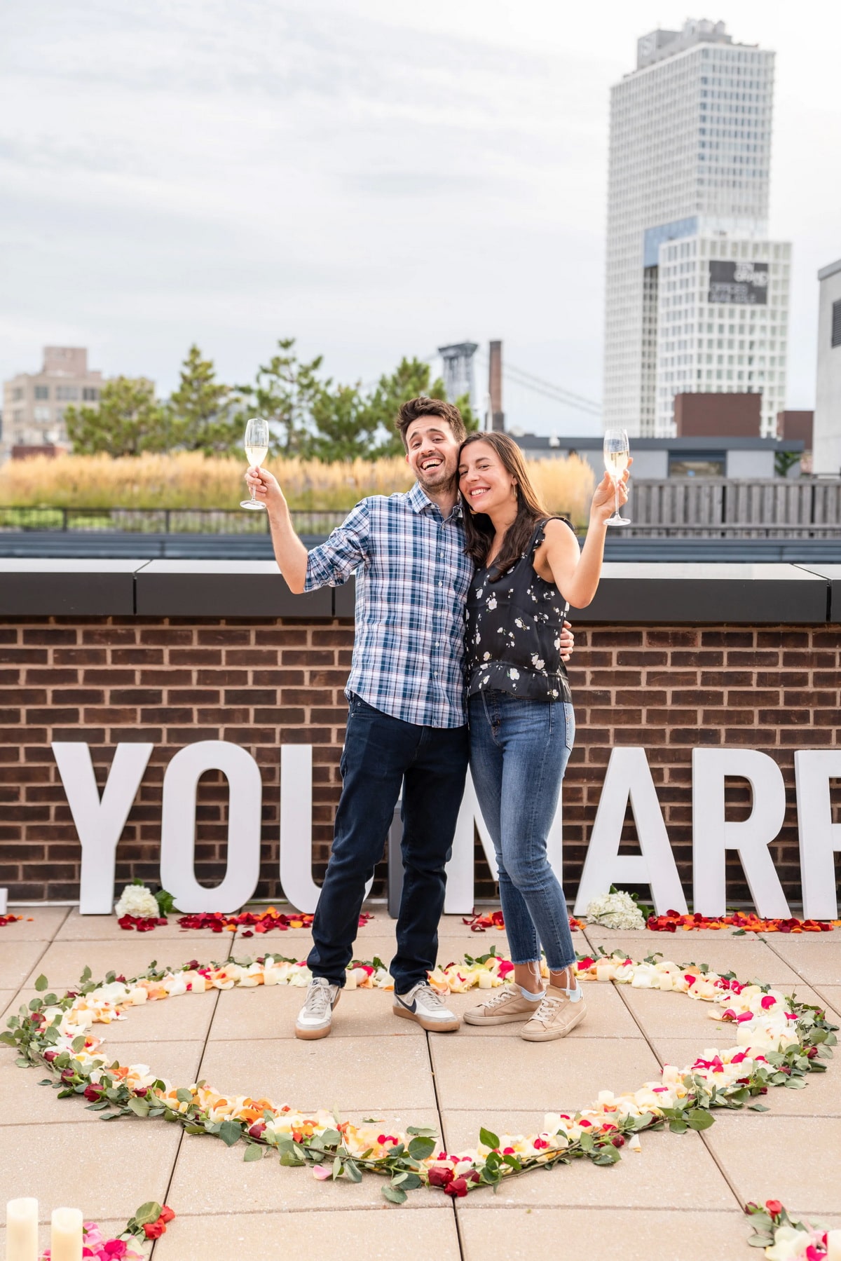 How to propose on your own rooftop?