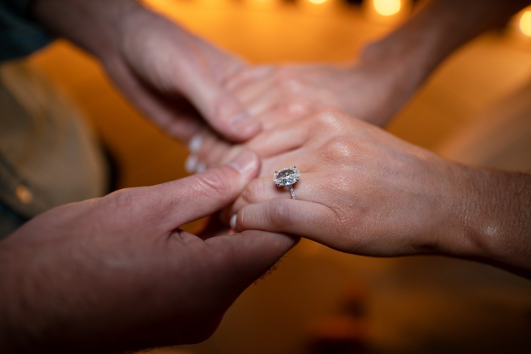 New York City private rooftop engagement