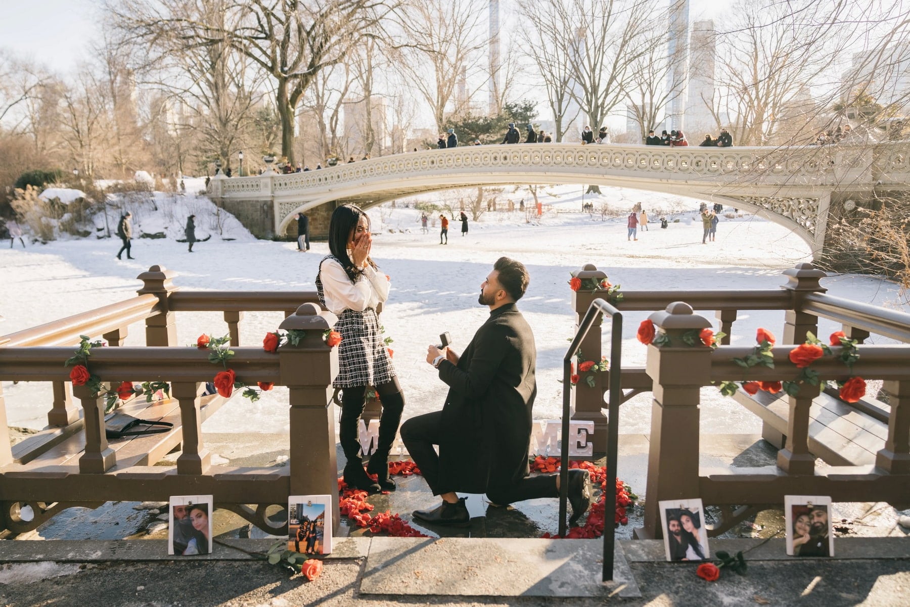 Iffy and Reema engagement in Central Park