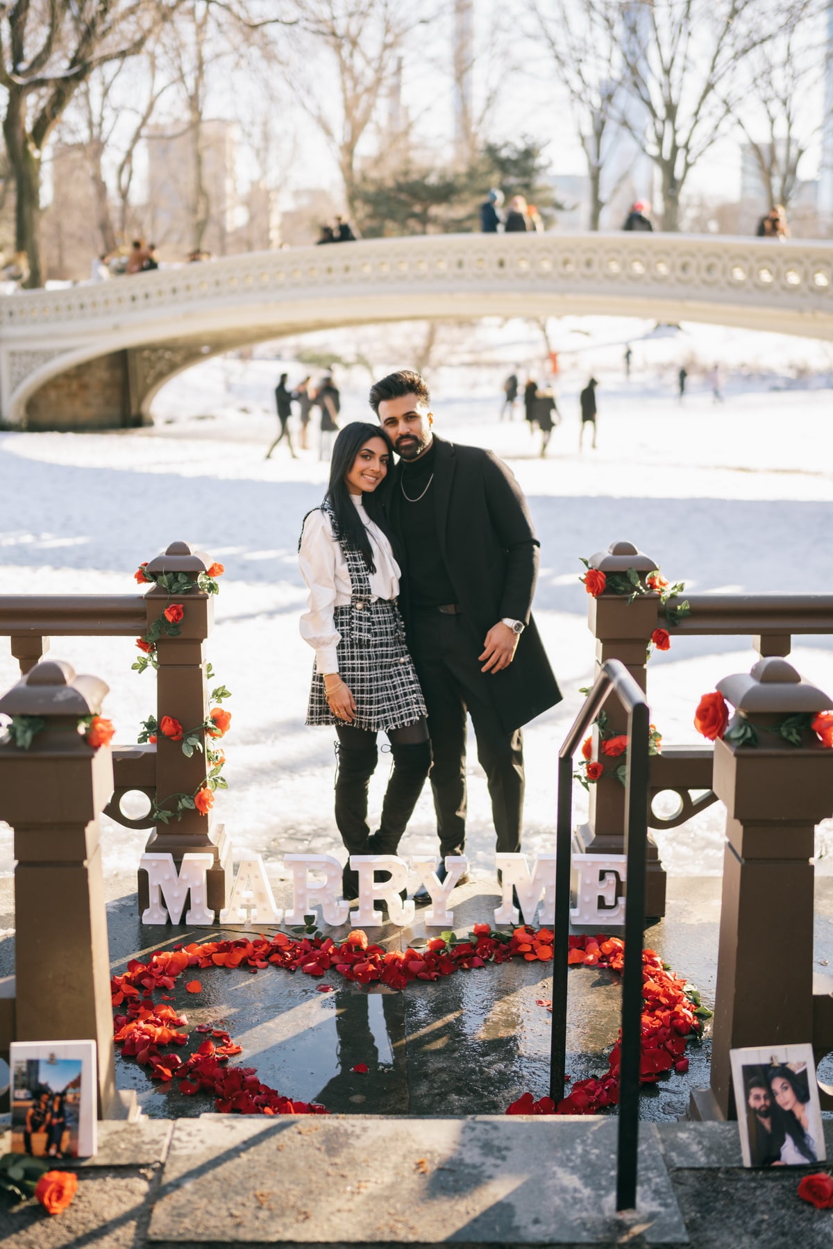 Iffy and Reema engagement in Central Park