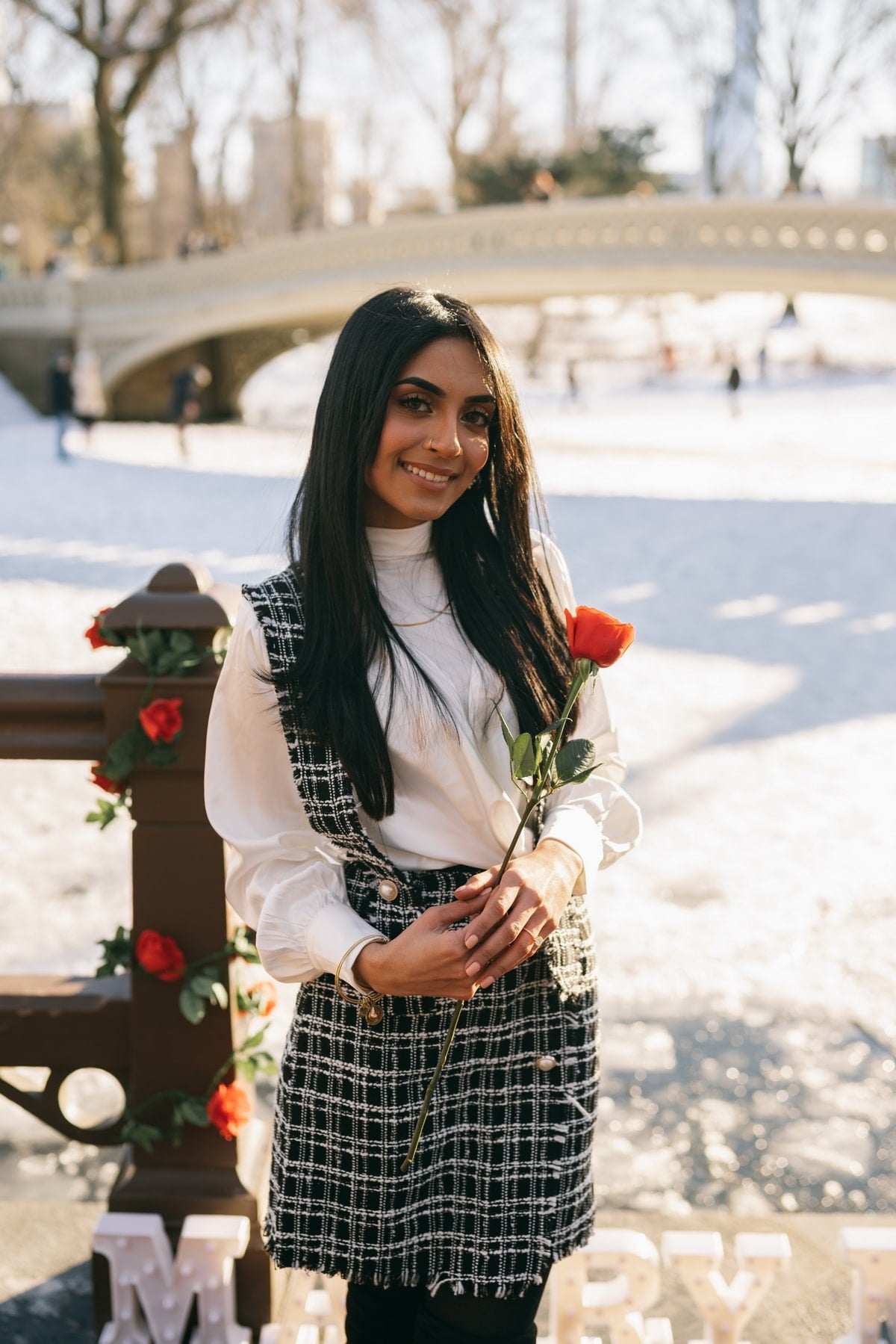 Iffy and Reema engagement in Central Park