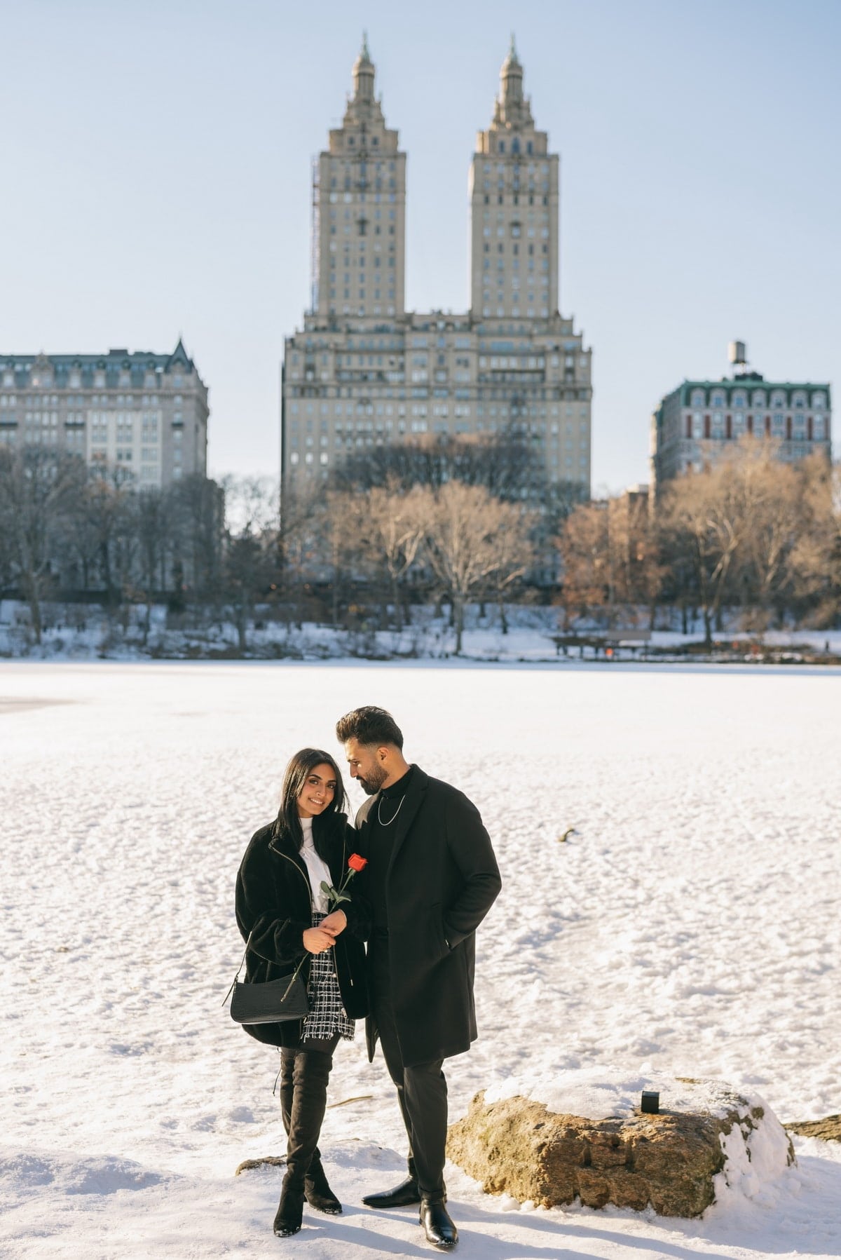 Iffy and Reema engagement in Central Park