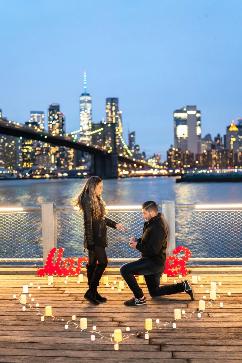 Where to propose in Dumbo, Brooklyn?