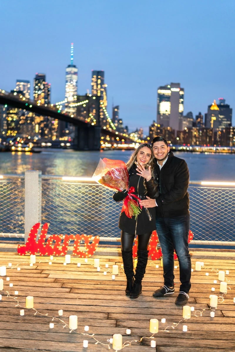 Where to propose in Dumbo, Brooklyn?