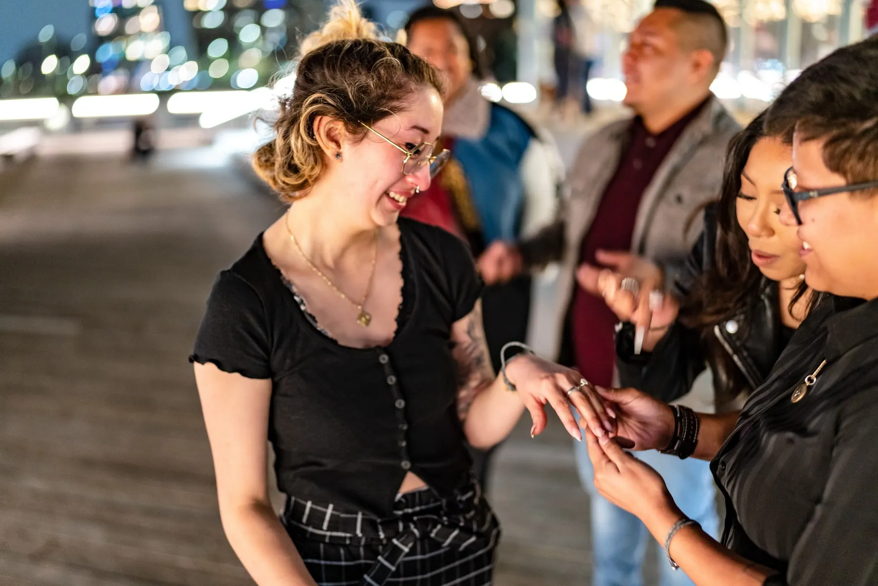 LGBT marriage proposal in Dumbo, Brooklyn
