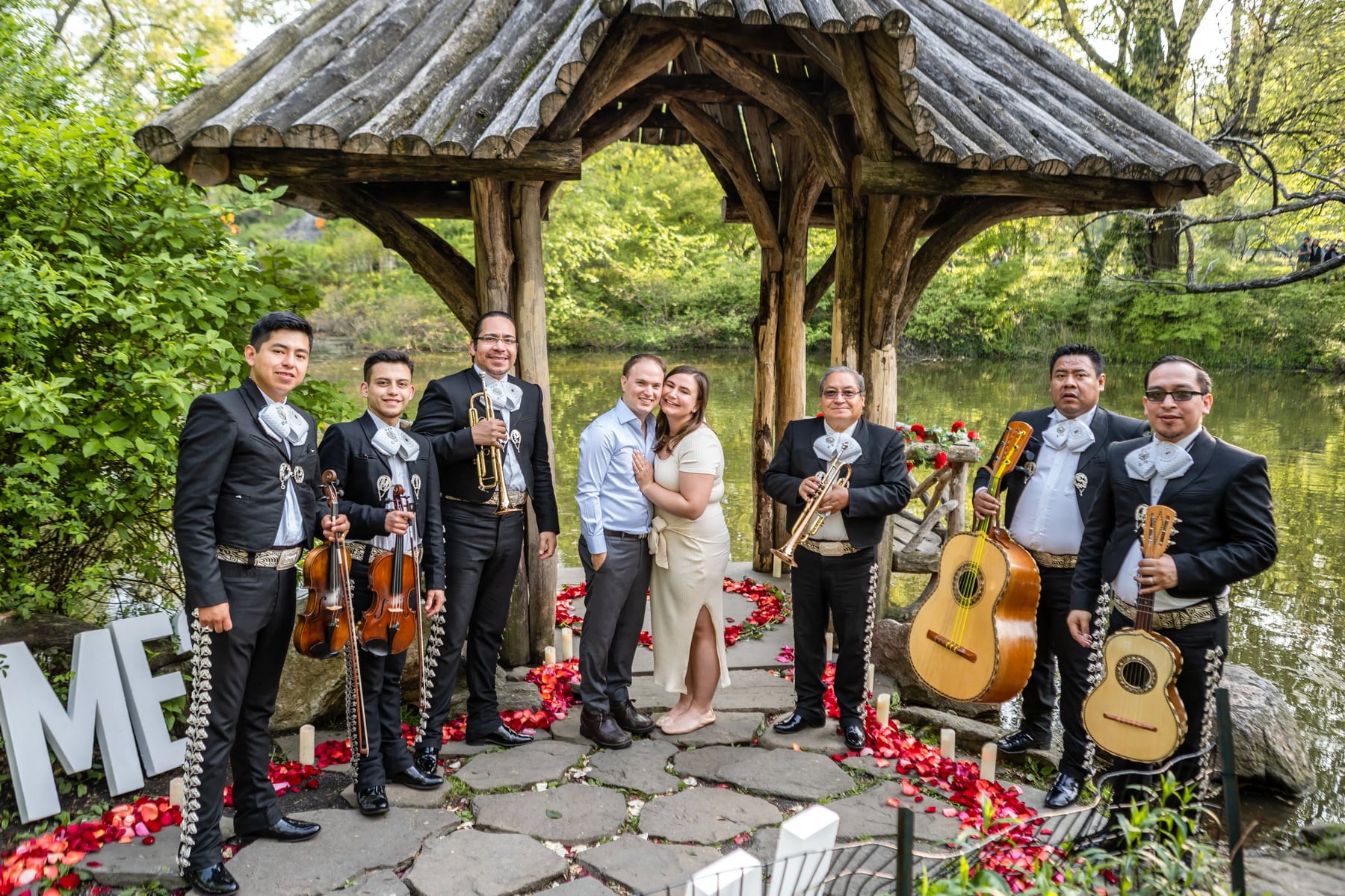 Mariachi Band marriage proposal