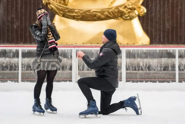 Christmas Proposal in New York