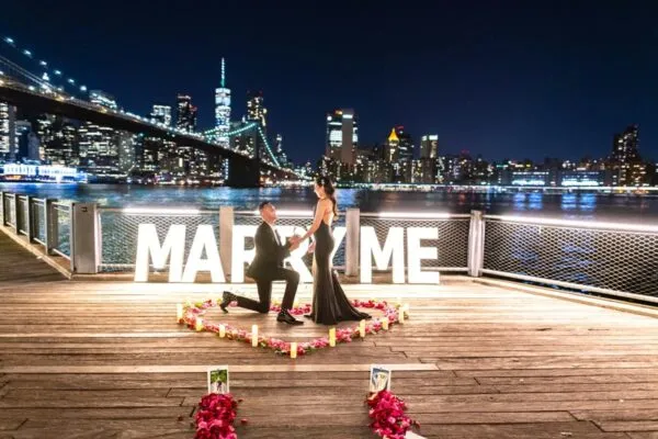 Christmas Proposal in New York