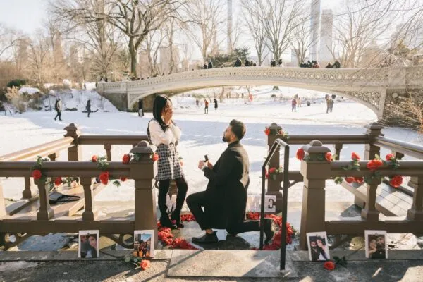 Christmas Proposal in New York