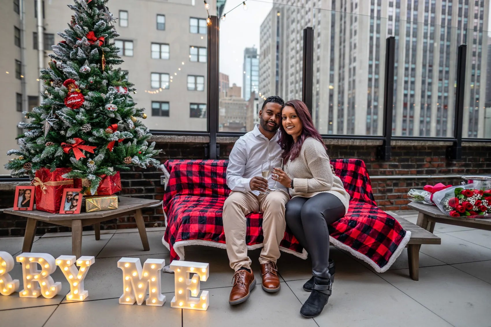 Package review: Private rooftop and Christmas tree proposal