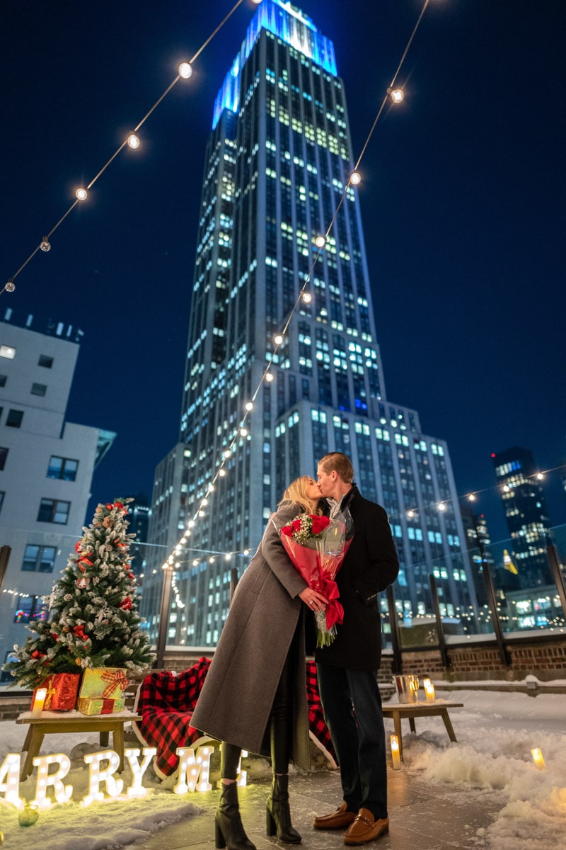 Package review: Private rooftop and Christmas tree proposal