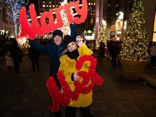 Decorated landmarks in New York that are perfect for a surprise proposal